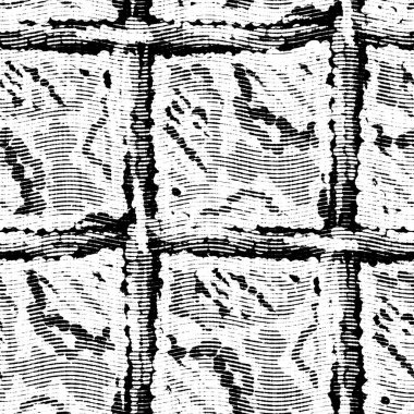 Kusursuz geometrik siyah beyaz dokuma ringa balığı stili doku. İki ton 50 'lerin monokrom deseni. Modern dokuma efekti. Erkeksi kırık çizgi JPG izlerini tekrarla. 