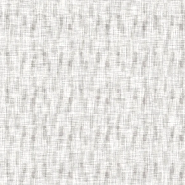 シームレスなフランスの中性グリース斑状農家リネン効果の背景。プロバンスグレーの白素朴な織りパターンのテクスチャを洗った。みすぼらしいシックなスタイルのコテージテキスタイル｜print. — ストック写真