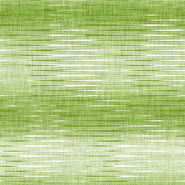 Linen texture background with broken stripe. Organic irregular striped seamless pattern. Modern plain 2 tone spring textile for home decor. Farmhouse scandi style rustic green all over print. — Stock Photo, Image