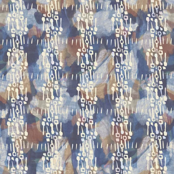 Rustic french grey stripe printed fabric. Seamless european style soft furnishing textile pattern. Batik all over digital line print effect. Variegated blue decorative cloth. High quality raster jpg — Stock Photo, Image