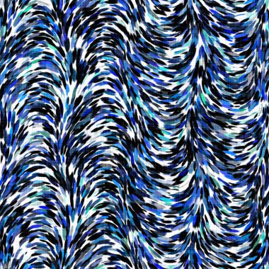 Suluboya fırçalanmış noktalı arkaplan. Elle boyanmış tuhaf empresyonist karnaval kusursuz desen. Dekoratif dalgalı yıkama boyası her yerde..