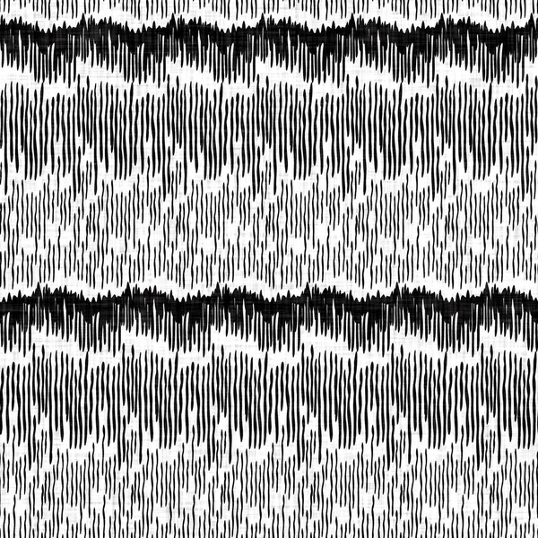 Безшовна чорно-біла тканина геометрична лляна текстура. Два тони монохромного тла візерунка. Сучасний ефект ткацтва текстилю. Мотив маскулінної форми повторення jpg-друку . — стокове фото