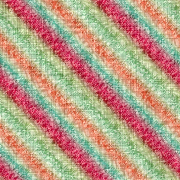 Diagonale Melange Streifen auswaschen Hintergrund. Handbemaltes Bauernhaus Leinen nahtlose Muster. Modernes Shabby-Chic-Textil für die Frühjahrs-Sommer-Wohnkultur. Dekorative Pastell-Skandale überall. — Stockfoto