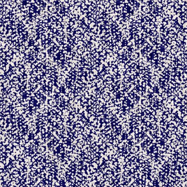 Kusursuz çivit benekli doku. Mavi örülmüş boro pamuk boyalı efekt arka planı. Japonlar batik direncini tekrarlıyor. Sıkıntılı kravat boyası beyazlatıcı. Asya füzyon izin veren kimono tekstili. Giysi izi.