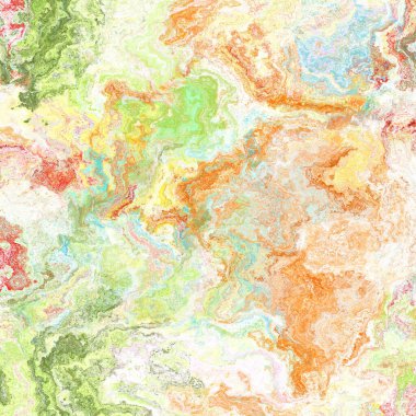 Kusursuz, soyut, fırçalanmış mermer dokular. Gökkuşağı parlak malzeme desenli arka plan. Boho yaz enerjisi boyanmış tekstil baskısı. 