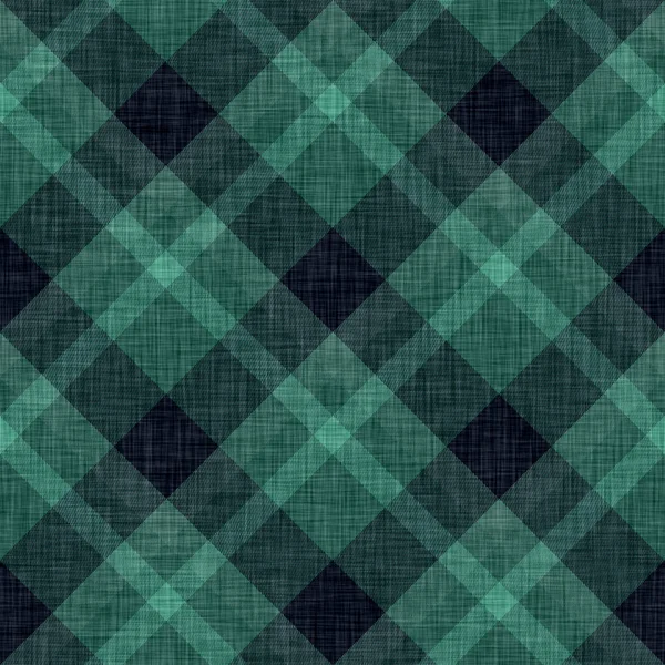 Woven argyle plaid background weave pattern. Traditional diamond checked decor linen texture effect. Seamless soft furnishing cloth fabric. Melange Scottish winter tartan all over print — Stock Photo, Image