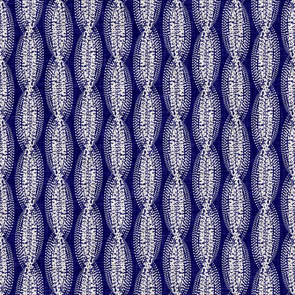 Textura de raya lavada índigo sin costuras. Fondo de efecto teñido de algodón de lino boro tejido azul. Batik japonés repetir resistir patrón. Asiática rayado todo textil imprimir. — Foto de Stock