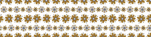 Padrão sem costura floral masculino. Forma de motivo de flor retro clássico para papel scrapbook digital e homens repetíveis design de envoltório de presente em vetor. — Vetor de Stock