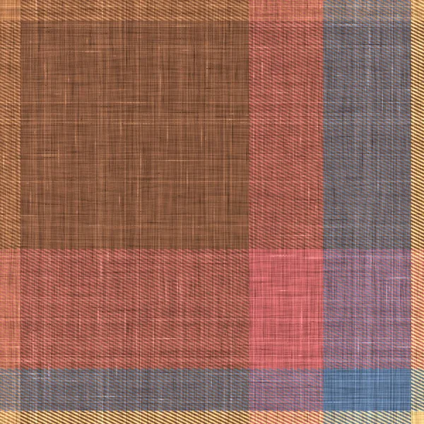 Tecido de lã de malha padrão de fundo xadrez. Tradicional quente checkered efeito de textura ponto artesanal. Tecido de efeito tweed masculino sem costura. Melange tartan inverno por toda a impressão. — Fotografia de Stock