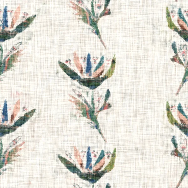 El yapımı gri çiçek motifli keten kumaş. Kaprisli bahçe pürüzsüz desen. Ev dekorasyonu için modern bahar karalama ürünleri. Her yerde botanik scandi tarzı rustik ekolojik eko-ekru var.