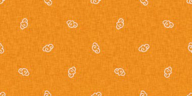 Serbest çocuk yuvası gökyüzü sınırı. Parlak turuncu bulutsuz bayrak. 