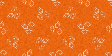 Serbest çocuk yuvası gökyüzü sınırı. Parlak turuncu bulutsuz bayrak. 