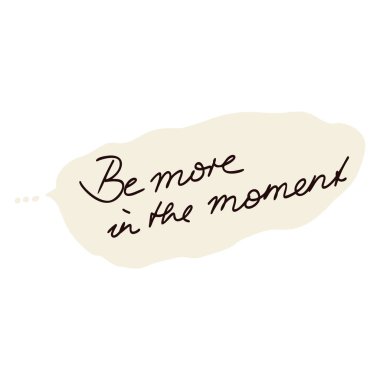 Kişisel gelişim, sağlık, hac, sembolik başlangıç kelimeleri kavramı için siyah ve beyaz izole vektör afişi. Daha çok anı yaşa. El yazısı cesaret işareti seti..