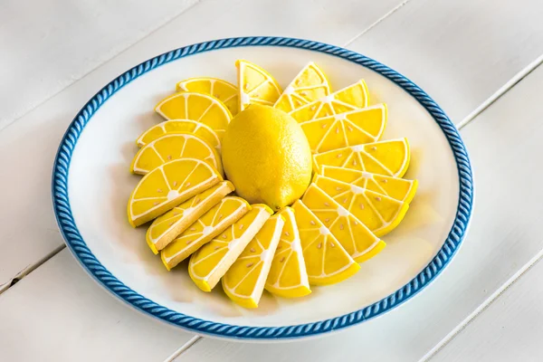 自制柠檬饼干 — 图库照片