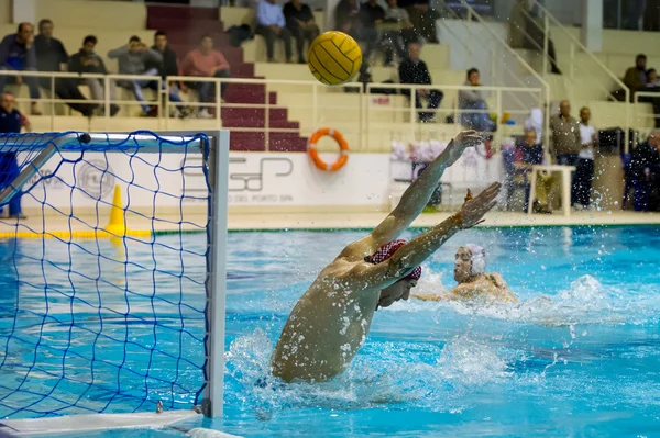 GENOVA, JANUARY  22:  Francesco Ferrari, goalie Rari Nantes Sori — Stock Photo, Image