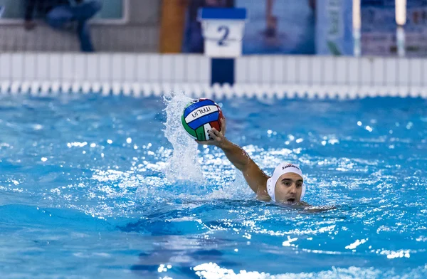 Milaan, 11 oktober: D. Filipovic (Bpm sportmanagement) schieten de bal in het spel Bpm sportmanagement - Lavagna Di Meglio op 11 oktober 2014, Milaan (Italië). — Stockfoto