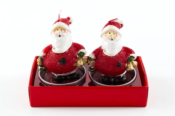 Velas de Santa Claus — Foto de Stock