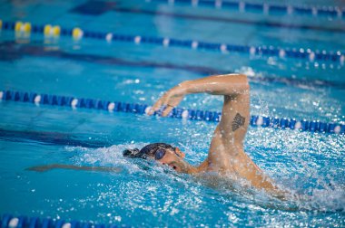 Milan - Aralık 23: Filippo ücretsiz performans Magnini (İtalya)
