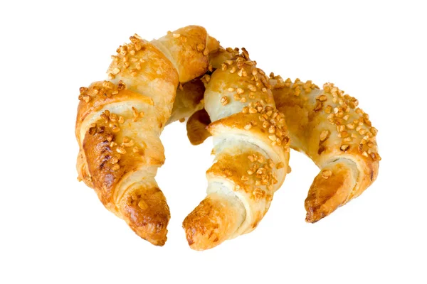 Croissants caseiros mistos — Fotografia de Stock