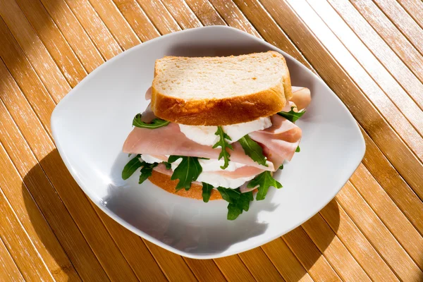 Sandwich in morning light — Stock Photo, Image