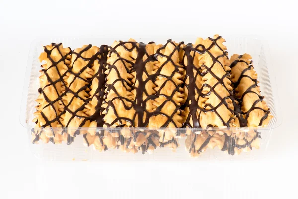 Italian traditional dessert for Carnival called "chats" — Stock Photo, Image