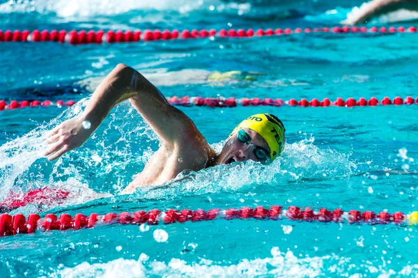 Lecco (Italien) - 19 februari: Mattia Schirru (Italien) perfor — Stockfoto