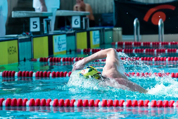 LECCO (ITALIE) - 19 FEVRIER : Mattia Schirru (Italie) perfor — Photo