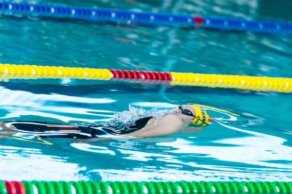 Lecco (Italien) - 19 februari: Stefania Cartapani (Italien) pe — Stockfoto