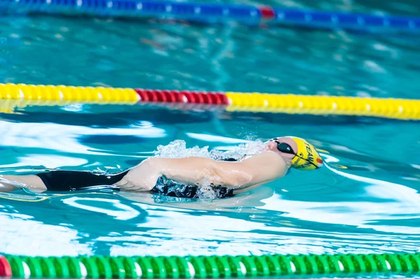 Lecco (Italien) - 19 februari: Stefania Cartapani (Italien) pe — Stockfoto