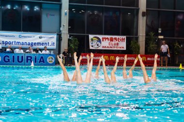 Mantova - 19 Şubat: Bpm spor yönetimi senkronize sw