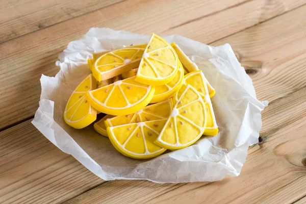 Biscoitos caseiros de limão — Fotografia de Stock