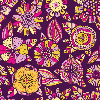 Kusursuz çiçek deseni