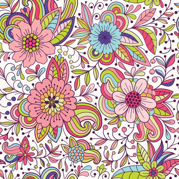 Modèle floral sans couture — Image vectorielle