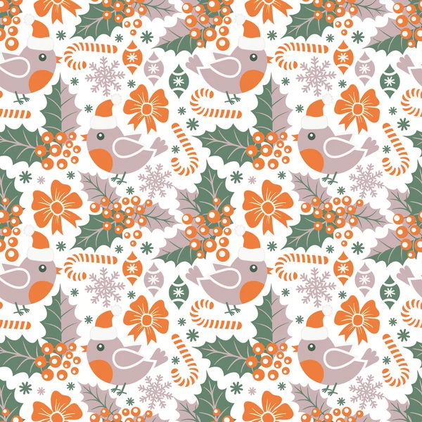 Christmas seamless pattern — Stock Vector