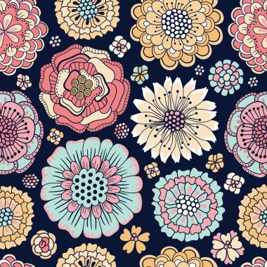 Kusursuz çiçek deseni