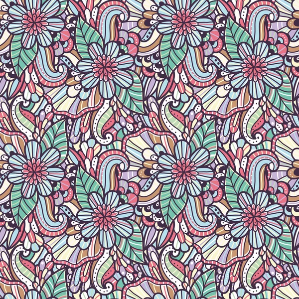 Modèle floral sans couture — Image vectorielle