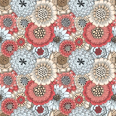 Kusursuz çiçek deseni