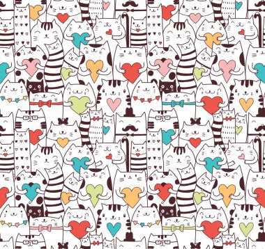 Kalpler seamless modeli ile cats