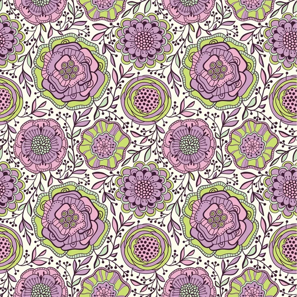 Seamless floral pattern — Stock Vector