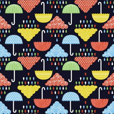 yağmur seamless modeli