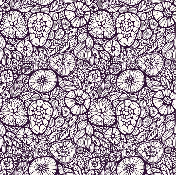 Motif floral abstrait — Image vectorielle