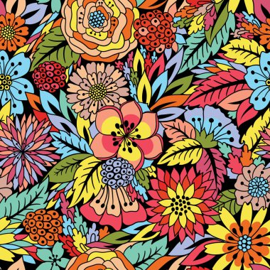 Kusursuz çiçek deseni