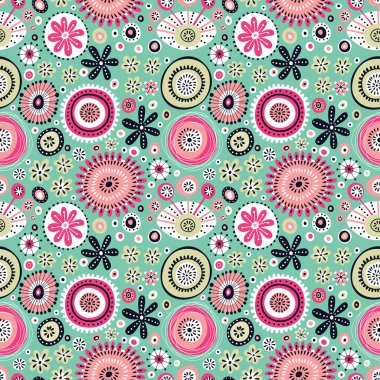 Kusursuz çiçek deseni