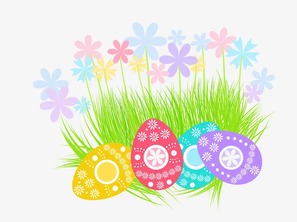 Paskalya yumurtaları defferent renklerde boyanmış