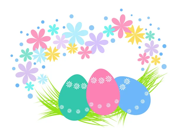 Paskalya yumurtaları defferent renklerde boyanmış