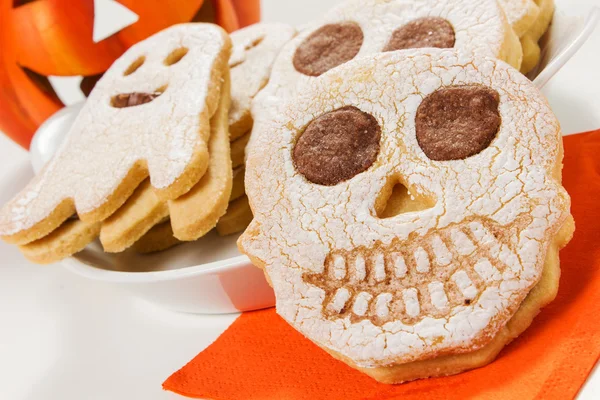 Halloween biscuits — Stock Photo, Image