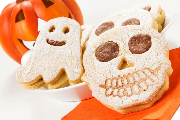 Печенье на Хэллоуин — стоковое фото
