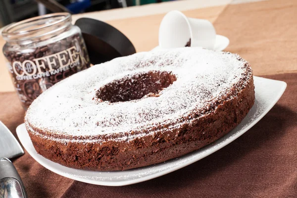 Kuchen in Donut-Form — Stockfoto