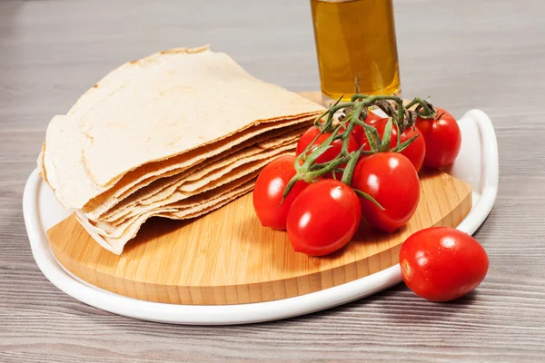 Carasau bread of Sardinia Italy — Stock Photo, Image