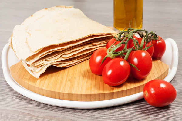 Carasau bread of Sardinia Italy — Stock Photo, Image